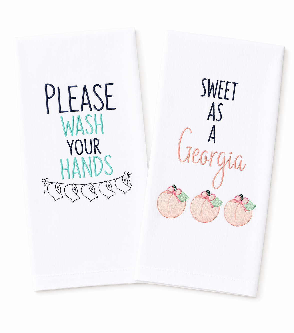 Flour Sack Decorative Hand Towels
