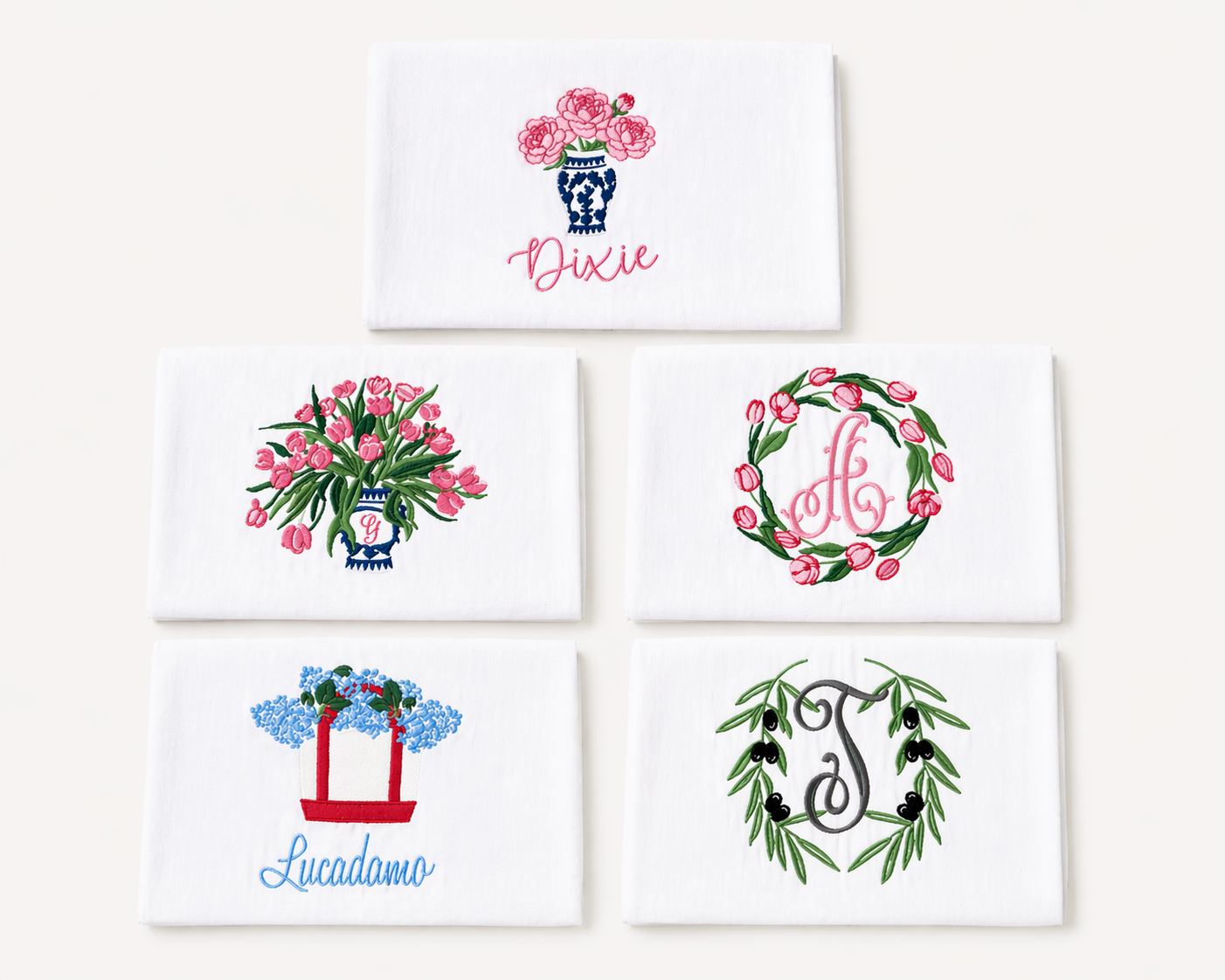 Flower Sack gift Towels